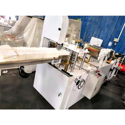 China Household Tissue Paper Production Napkin Tissue Paper Folding Cutting and Packing Machine for sale