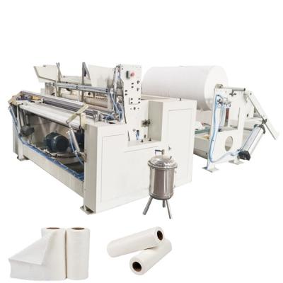 China Hotels Small Business Machine For Napkin Making Machinery Paper Rewinding Machine for sale