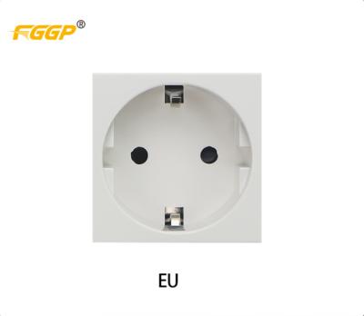 China Convenient Eu duplex floor socket outlet box European indoor floor outlet with rj45 rj11 data module for sale