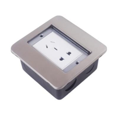 China Assured Quality Floor Socket Box Stainless Steel Outlet Residential / Multipurpose Single Concealed Type for sale