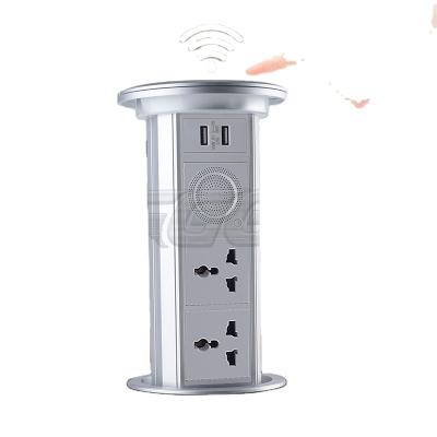 China Standard Residential / General Purpose Universal Electric Power Outlet With Audio For Home Kitchen Motorized Sound Up Outlets for sale