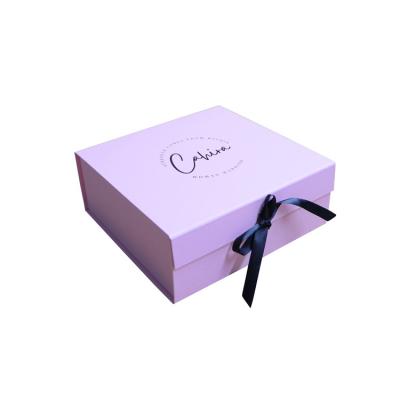 China Wholesale Recyclable Matte Black Custom Logo Kraft Closure Style Gift Magnetic Paper Box Large For Apparel Packaging With Ribbon Bow for sale