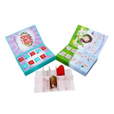 China Recyclable Custom Packaging Box Printing Hard Rigid Gift Cardboard Advent Calendar Box for sale