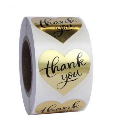 China Shopping Customize Cheap Rose Gold Foil Printing Adhesive PVC Coated Stickers Paper Labels For Packaging for sale