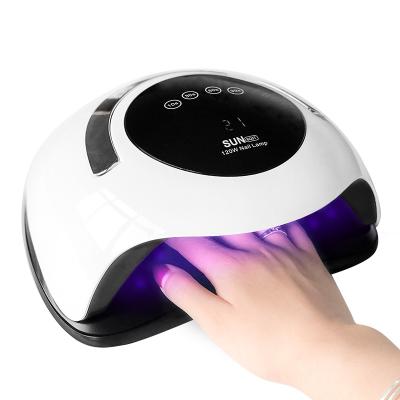 China Nail Salon 120W SUN BQ5T Salon Nail Dryer Lamp Sensor Automatic UV Gel Machine Professional Nail Polish Curing Lamp for sale