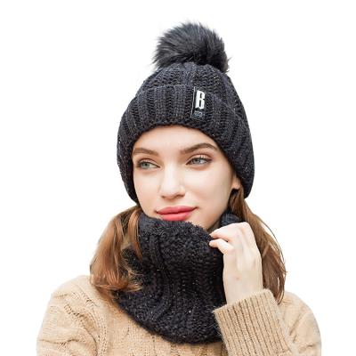 China New Winter COMMON Standard Windproof Sweater Neck Cold Proof Knitted Outdoor Knitted Warm Hat for sale