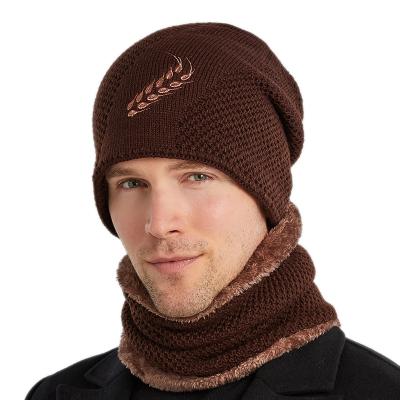 China Wheat Cold-proof Ear COMMON Winter Hearing Protection Embroidery Woolen Recycling Warm Knitted Hat for sale