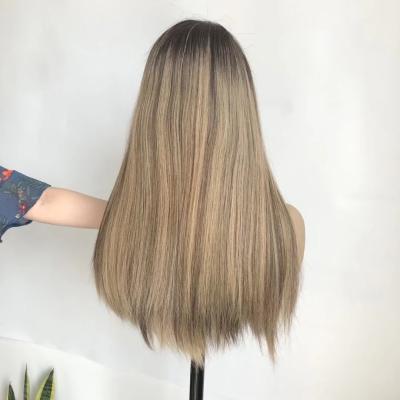 China All Hand Tied By Expert Jewish Hair Topper 16inch Woman Workers Hair Topper Balayage Virgin Easy Hair Women Topper for sale