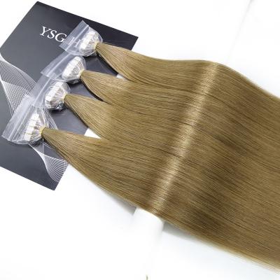 China Silky Straight European Double Hair Tape Russian Pulled Hair Extension for sale