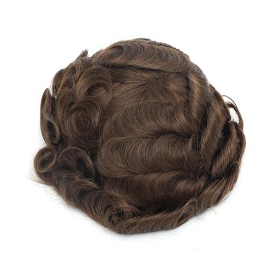 China Breathable Wig And Q6 Hair Base 8x10 Size Natural Looking Top Easy Hair Systems for sale