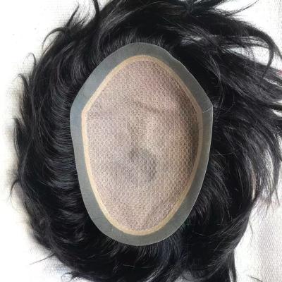 China Natural Looking Silk Top Easy Hair Silk Top Base With Natural Leaving Last 2 Years Silk Bottom Hairpiece for sale