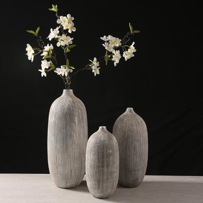 China European Nordic Minimalist Style Resin Vase Home and Garden Decoration Living Room Floor Vases for Decor Flower Decor Home Accessories for sale