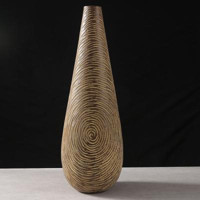 China European Nordic Minimalist Style Resin Vase Home and Garden Decoration Living Room Floor Vases for Decor Flower Decor Home Accessories for sale