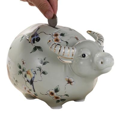 China Customized Creative Home Decoration Coin Bank Piggy Bank Factory Supplier Piggy Bank S Gift Metal Kids For Children Time Lead House PCs Environmental Type for sale