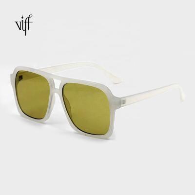 China Fashion VIFF Sunglasses Factory Quality Guaranteed Oversized Plastic Frame Logo Unisex Vintage Sunglasses Custom Made Sunglasses HP18917 for sale