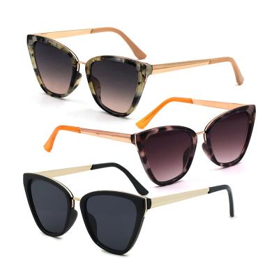 China Fashion Retro Cat Eye Sun Glasses Vintage Square Shades Women Eyewear Fashion Sunglasses VIFF HP19328 for sale