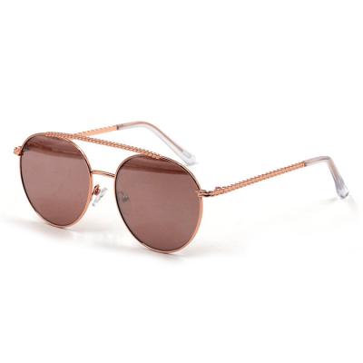 China Fashion High Quality VIFF Sunglasses HM19248 Metal Frame Ladies Custom Bridge Double Around Sun Glass Sunglasses Women for sale