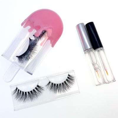 China Wholesale Fluffy Mink Eyelashes 25mm Mink Lashes Long Soft Thick Tapered False Eyelashes Natural Seller 25mm Free Box for sale