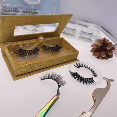 China Different Styles Long Natural Lick Bundle One Dollar Black Lick Boxes Wholesale Faux Mink Lashes Set for sale