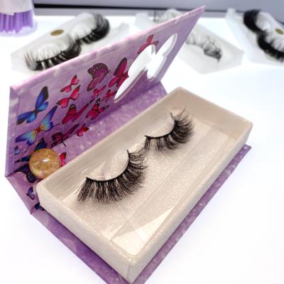 China Wholesale Natural Long Lashes False Eyelash False Eyelash Trays Fluffy Eyelash Trays Natural Silk Lashes 3d Lashes for sale