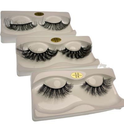 China Natural Long Eyelashes 25 Mm 3d Mink Eyelash With Magnetic Box Magnetic Lashes 6D Faux Mink Silk Lashes for sale