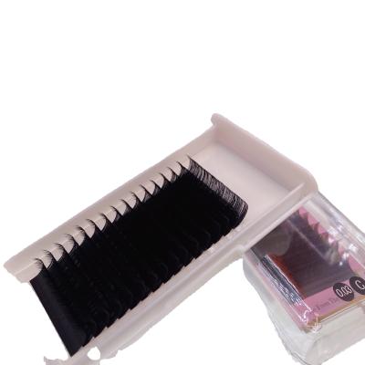 China Feather Eyelash Extension Provide Different Lashes C Curl 0.07mm Tray Classic Eyelash Extension 20-25mm Mixed for sale