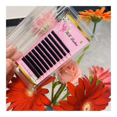 China Private Label Cashmere Lashes Volume 8~20mm Silk Fast Blooming 2D~10D Mink/Cashmere Lashes Fan Easy Eyelash Extension for sale