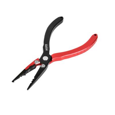 China Slim Nose Rumbles Fishing X03 Aluminum Extra Long Fishing Pliers Needle Nose Fishing Pliers for sale