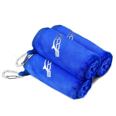 China 1-Thirsty Towel 2-Microfiber Cloth 3-Quick Access Rumbles Fishing B0T Microfiber Towel with Clip for Bait and Speed ​​Cleaning for sale