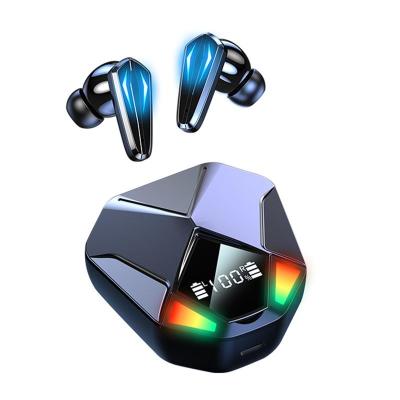 China New Models G30 TWS 2021 x6 Delay Low Gaming Earphones True Wireless Gaming Earbuds TWS With Colorful LED Lights 45ms Te koop