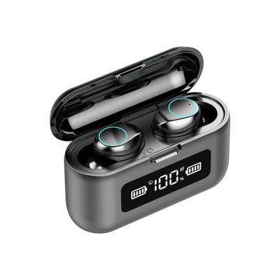 Κίνα 281 Tws 5.0 Waterproof Earphone Ipx7 Waterproof Earbuds Stereo Sports Wireless Earphone With Mah Led Smart Power Bank 1200 προς πώληση