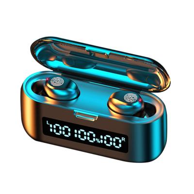 China Blue Tooth 5.0 F9 Touch Control Earbuds F9 Earbuds F9-39 tws 9D Gaming High Fidelity Headset Earphone 2000mAh LED Display Wireless Blue Tooth zu verkaufen