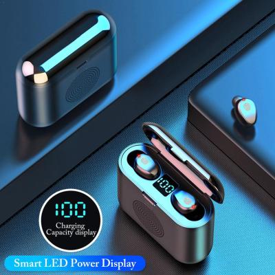 China Can Be Used As Speaker Dropshipping New 3 in 1 Wireless Power Bank Auriculares Audifonos Tws Earphone Speaker Earbud f9 Scam Speaker for sale