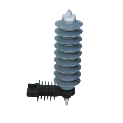 China High Voltage Lightning Arrester / 24kV High Voltage Polymer Surge Arrester for sale