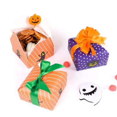 China Recycled Materials Halloween Candy Gift Packing Box for sale