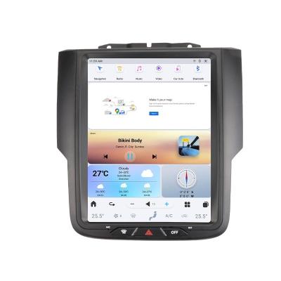 China Built-In Speaker AuCar 10.5 Latest Tesla Screen Android 13 Car Stereo Player GPS Navigation Head Unit For Dodge RAM 2013-2018 for sale