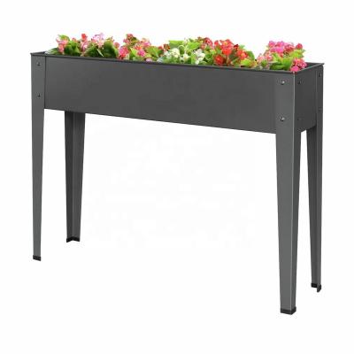 China Wholesale Customized Large Decorative Outdoors Minimalist Corten Metal Flower Planter for sale