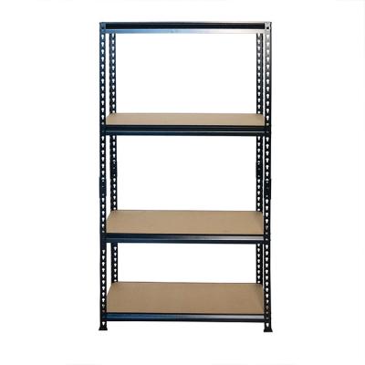 China Corrosion Protection Factory Price Metal Boltless Storage Shelving Boltless Rack With Wooden Board for sale