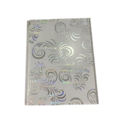 China Low Price Artistic PVC Transfer Printing Panel Flower Simple Ceilings Style Decoration PVC Ceiling Panel for sale