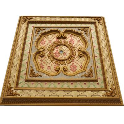 China Artistic European Palace Decoration Ceilings Material Height Ceiling Design PS Ceiling Medallion for sale