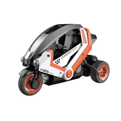 China Rocker Stunt Branded New Arrival 2021 New Arrival Radio Control High Quality Toy Stand Up ABS 1/8 Scale Motor Tricycle Car For Kids for sale