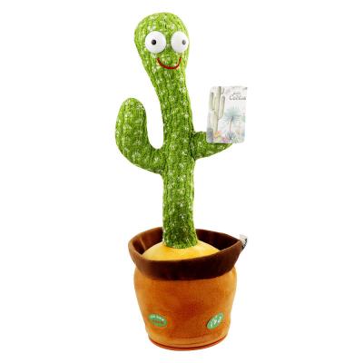 China Plush OEM Singing Dancing Record Cactus Toys Electric Soft Dancing Cactus Stuffed Toy for sale