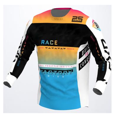 China Breathable Custom Motocross Jersey Downhill Motorcycle And Auto Racing Wear for sale