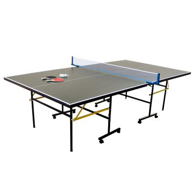 China MDF 9ft Table Tennis Tables Folding Size Pinpong Game Table Tennis for sale