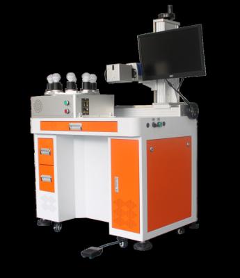 China Laser Marking 30W Multi Station LED Bulb Laser Marking Machine Price for sale