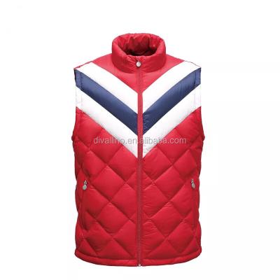 China 2019 factory direct breathable ultra lightweight quilted down vest with factory wholesale price for sale