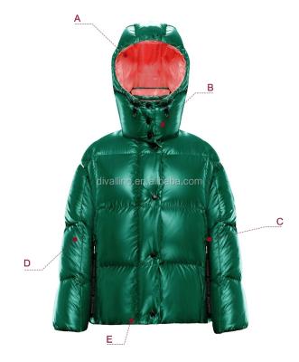 China 2022 Breathable HOT SALES! ! Factory Direct Winter Shiny Stripper Jacket Stripper Coat With Lowest Wholesale Price for sale