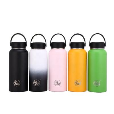 China 32oz Double Wall Vacuum Stainless Steel Sustainable Water Bottle , Bottles Vacuum Closed Insulated Vacuum Flask for sale