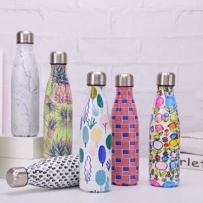 China Viable Chinese Factory Wholesale 500Ml Vacuum Flask Sports Cola Shape Water Bottles With Custom Logo for sale