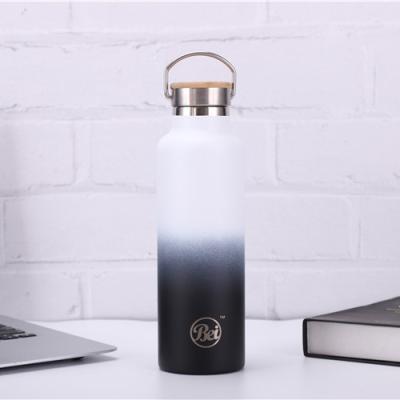 China Sustainable Wholesale Customized Stainless Steel Normal Insulated Kids Water Bottle With Handle Lid for sale